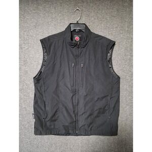 Black SCOTTeVEST Vest Mens XL Outdoor Full Zip Multi Pockets Travel Utility TEC